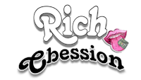 rich obsession logo on a black background